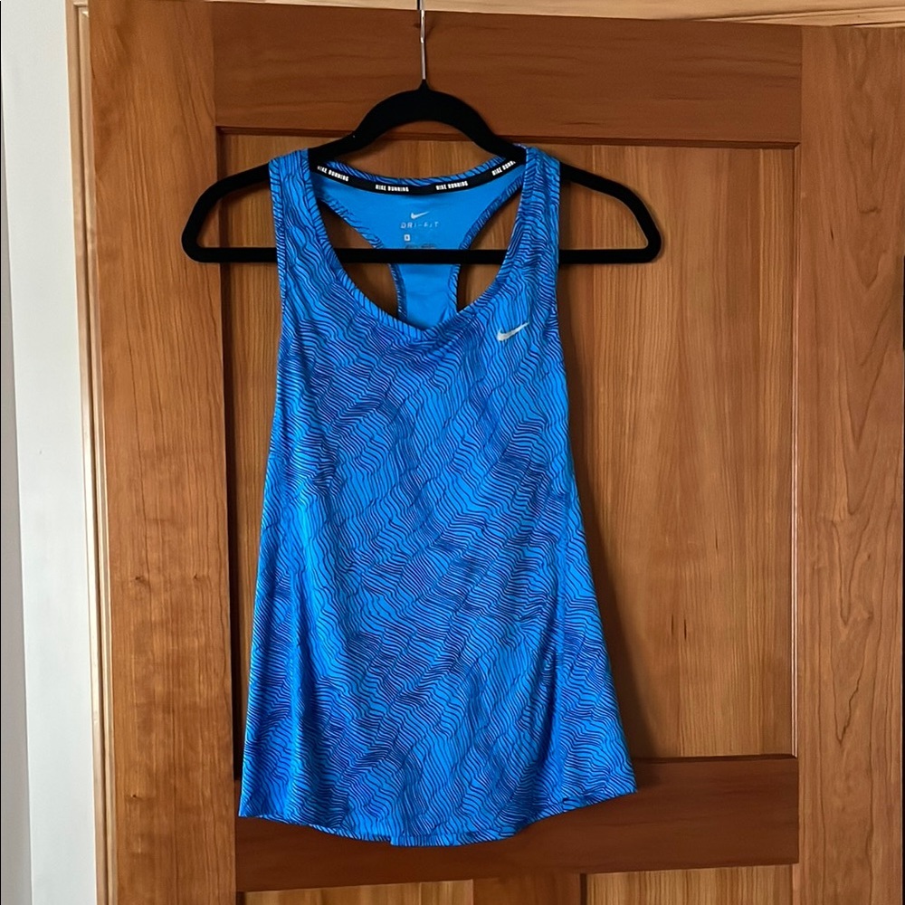 Nike Blue Relaxed Sleeveless Tank Top